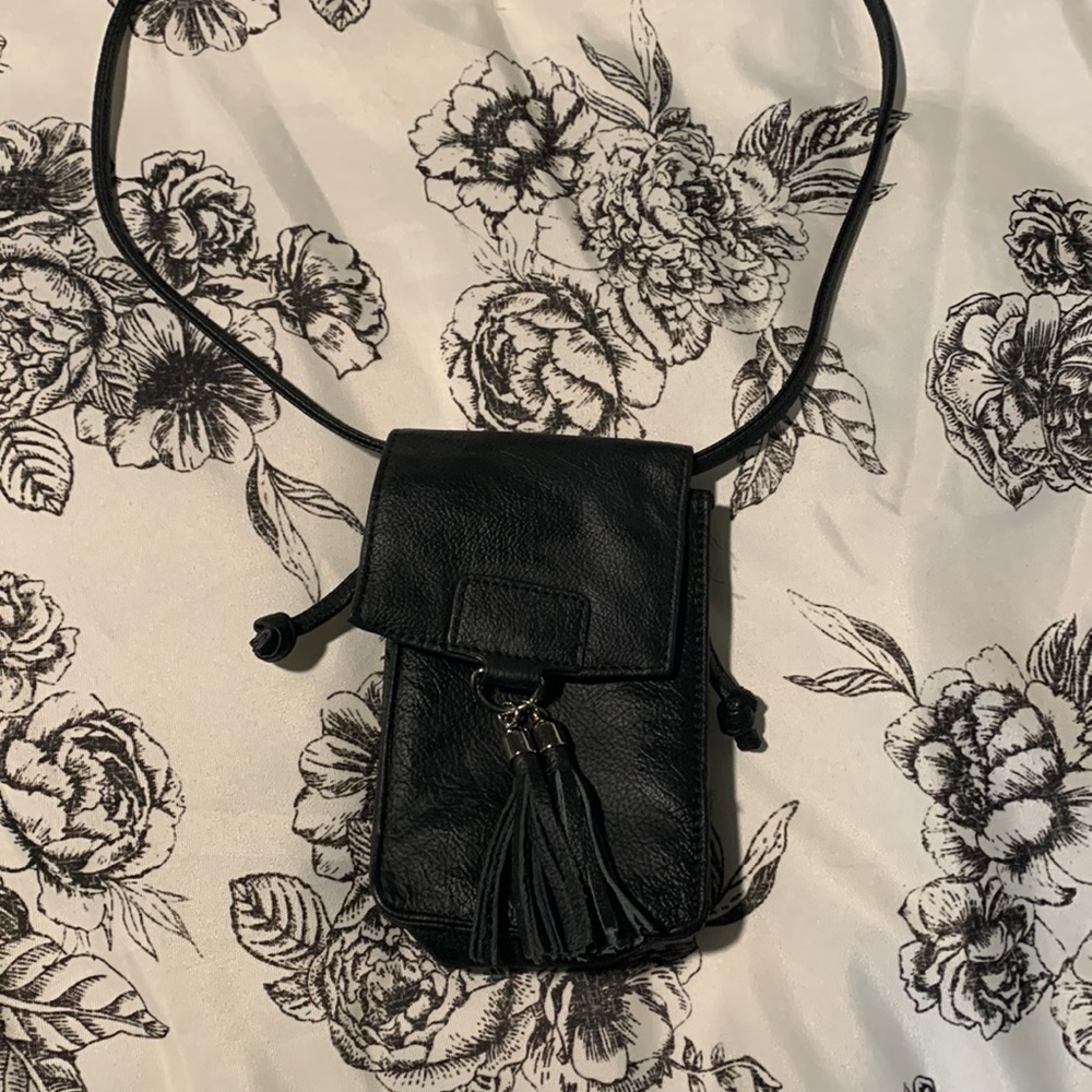 Cell phone holder, small travel clutch